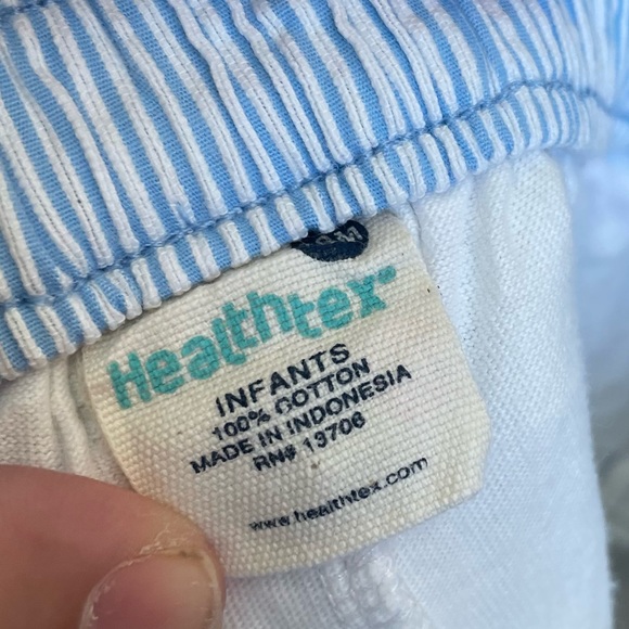 VINTAGE HEALTHTEX BLUE FLORAL PRINT BABY SKIRT SIZE 9 MONTHS 100% COTTON - Picture 3 of 3